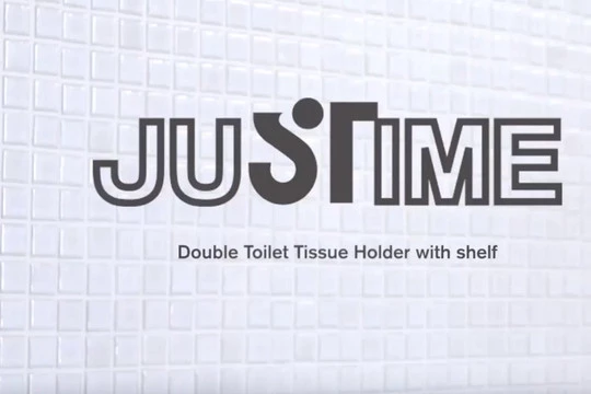Justime雙層廁紙架(付架子)